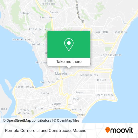 Rempla Comercial and Construcao map