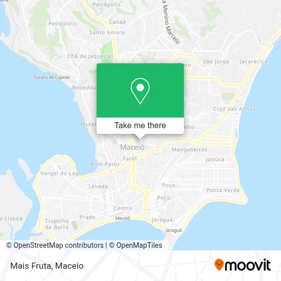 Mais Fruta map