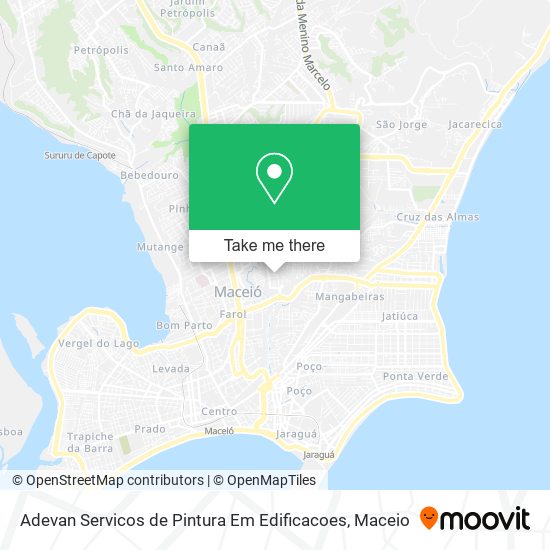 Adevan Servicos de Pintura Em Edificacoes map