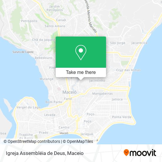 Mapa Igreja Assembléia de Deus