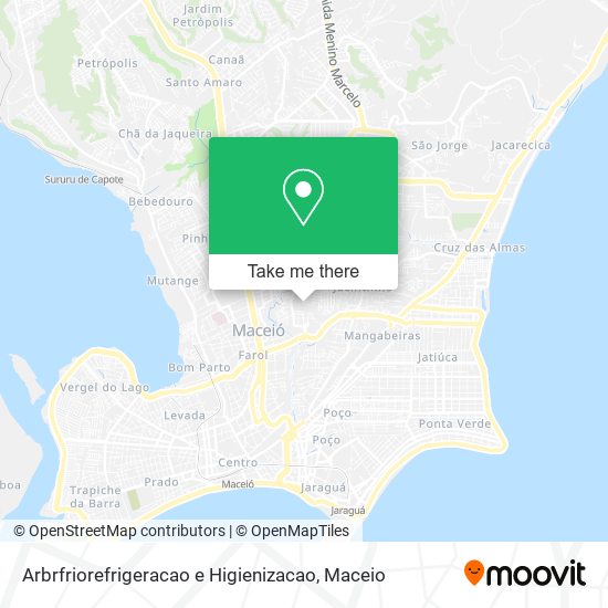 Arbrfriorefrigeracao e Higienizacao map