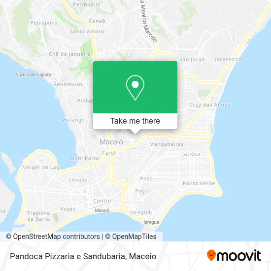 Pandoca Pizzaria e Sandubaria map