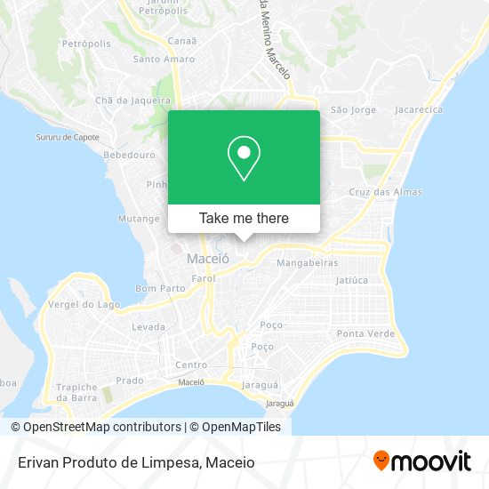 Erivan Produto de Limpesa map