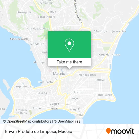 Erivan Produto de Limpesa map