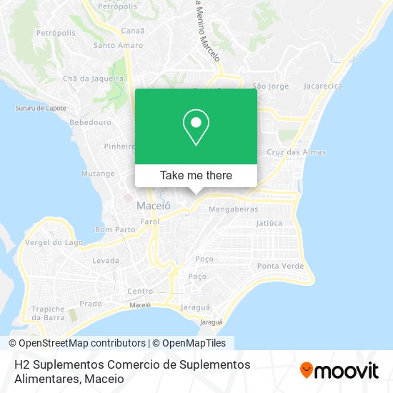 Mapa H2 Suplementos Comercio de Suplementos Alimentares