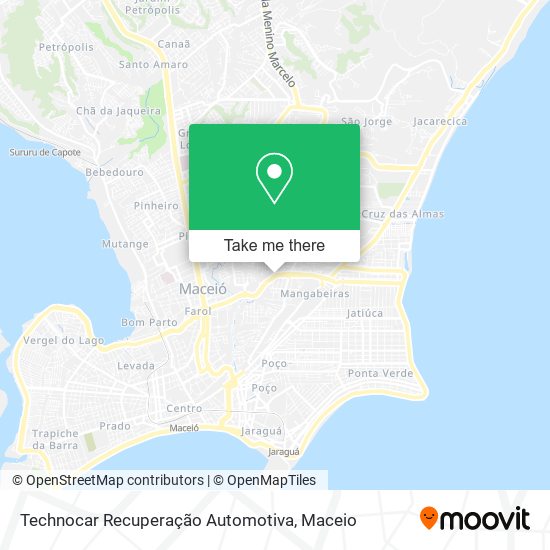 Technocar Recuperação Automotiva map