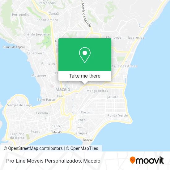 Pro-Line Moveis Personalizados map