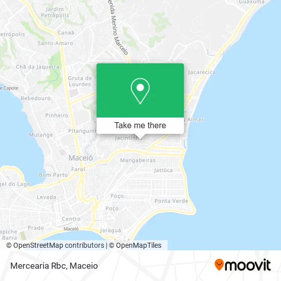 Mercearia Rbc map