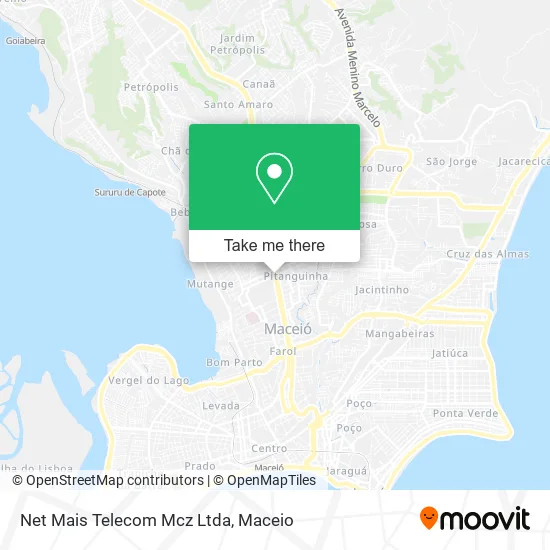 Net Mais Telecom Mcz Ltda map