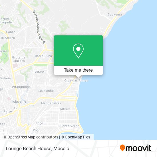Mapa Lounge Beach House