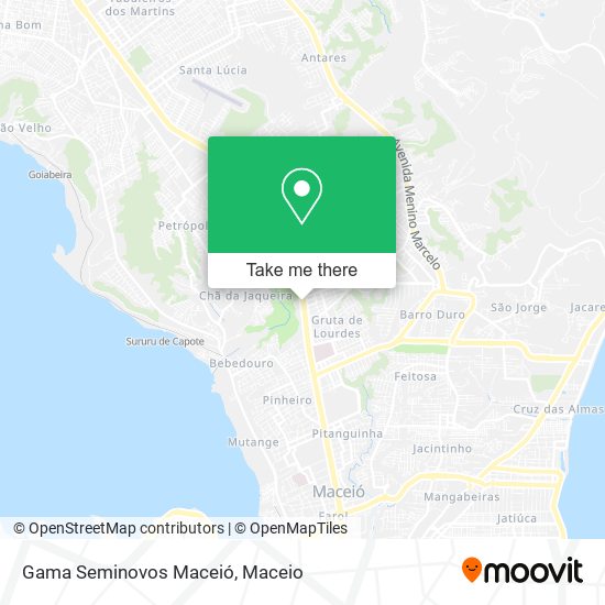 Gama Seminovos Maceió map