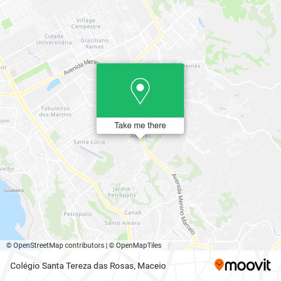 Colégio Santa Tereza das Rosas map