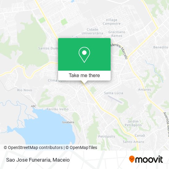 Sao Jose Funeraria map