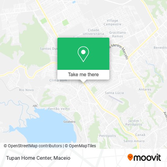 Mapa Tupan Home Center