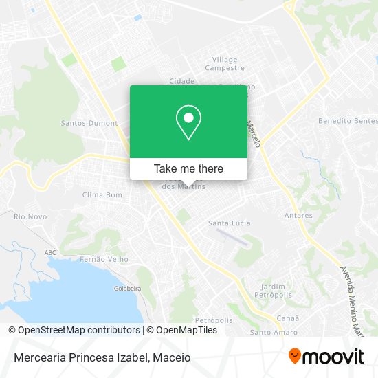 Mercearia Princesa Izabel map