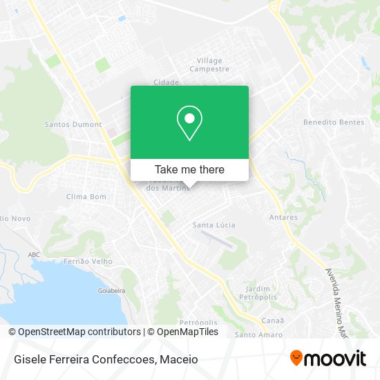 Gisele Ferreira Confeccoes map