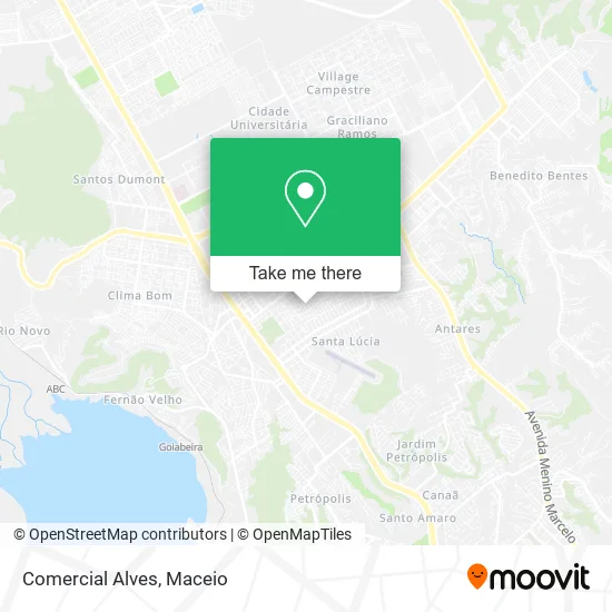 Comercial Alves map