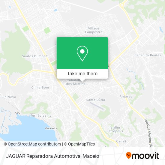 Mapa JAGUAR Reparadora Automotiva