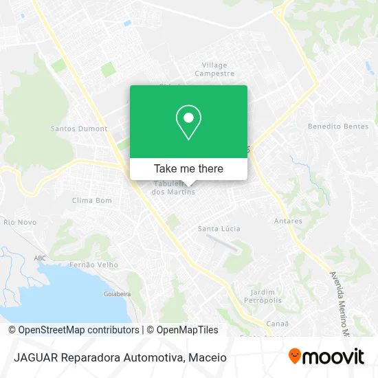 JAGUAR Reparadora Automotiva map