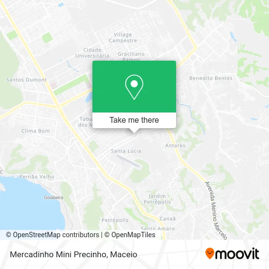 Mercadinho Mini Precinho map