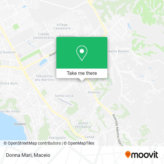 Donna Mari map