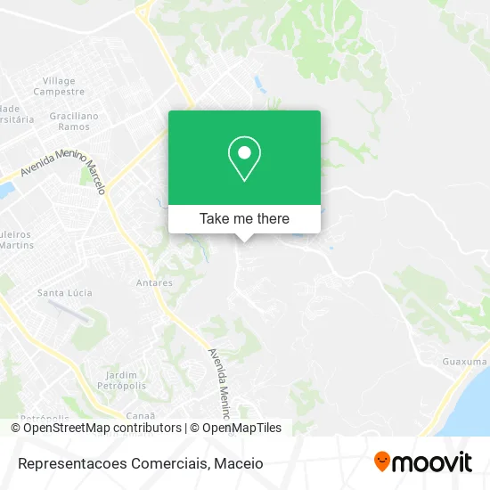 Representacoes Comerciais map