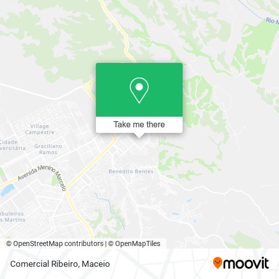 Comercial Ribeiro map