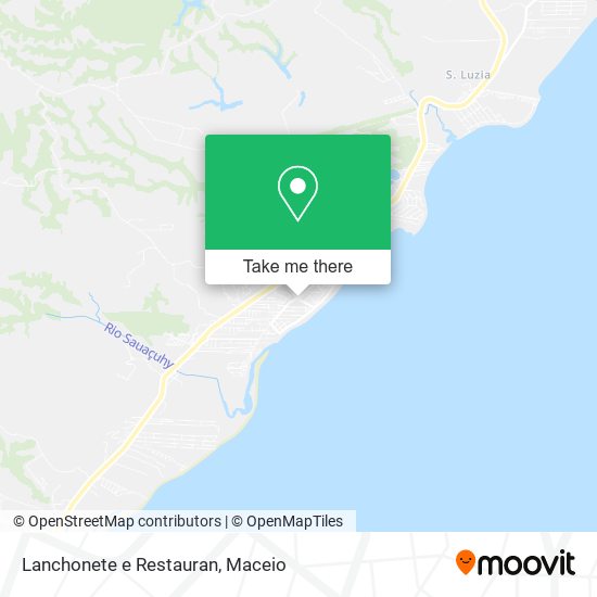 Lanchonete e Restauran map