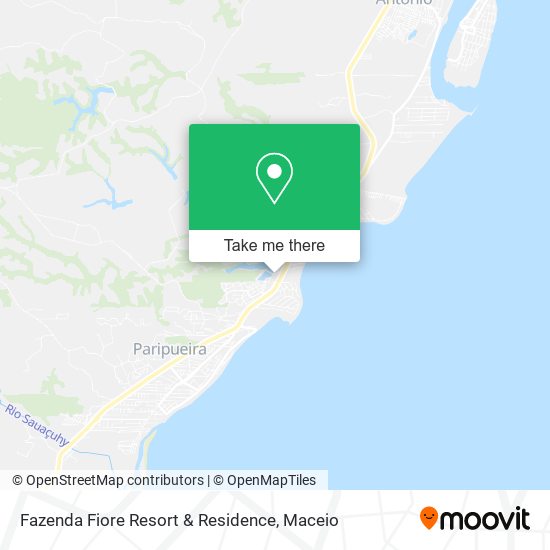 Mapa Fazenda Fiore Resort & Residence