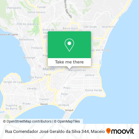 Mapa Rua Comendador José Geraldo da Silva 344