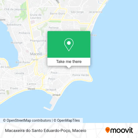 Macaxeira do Santo Eduardo-Poço map