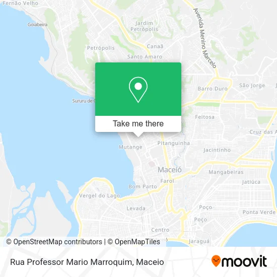 Rua Professor Mario Marroquim map