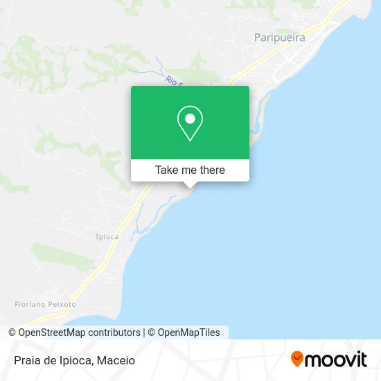 Praia de Ipioca map