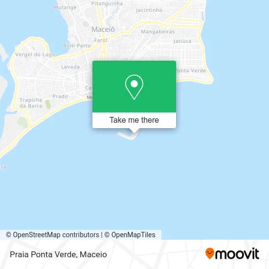 Praia Ponta Verde map