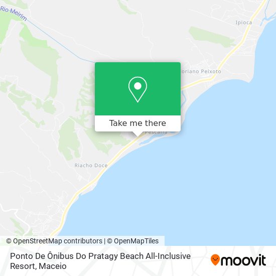 Ponto De Ônibus Do Pratagy Beach All-Inclusive Resort map