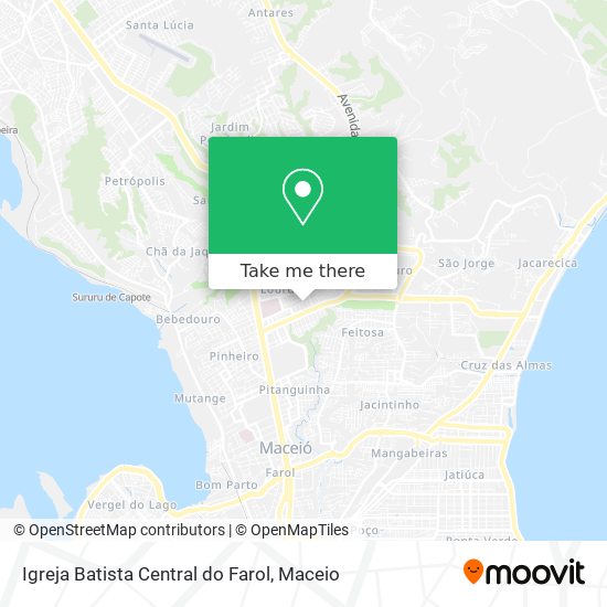 Igreja Batista Central do Farol map