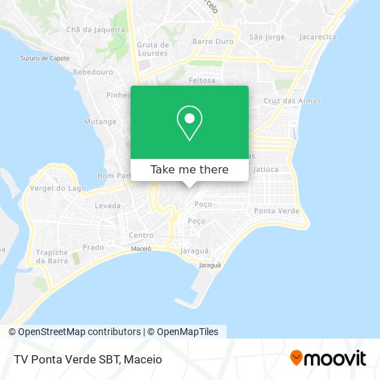 TV Ponta Verde SBT map