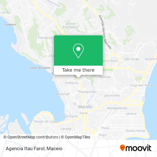 Agencia Itau Farol map