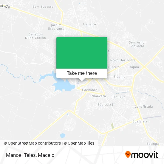 Manoel Teles map