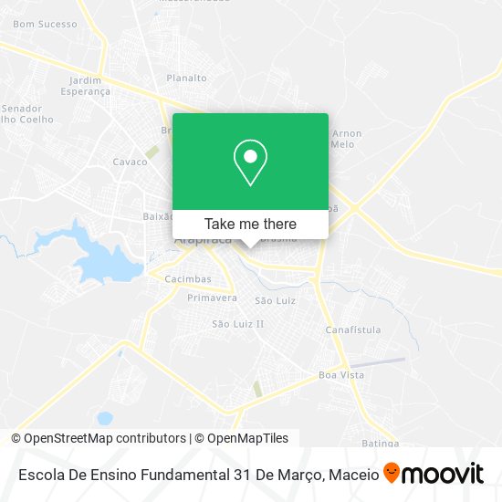 Escola De Ensino Fundamental 31 De Março map