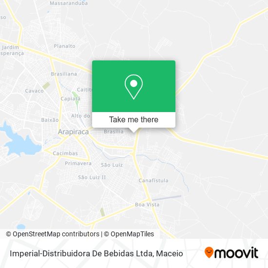 Imperial-Distribuidora De Bebidas Ltda map