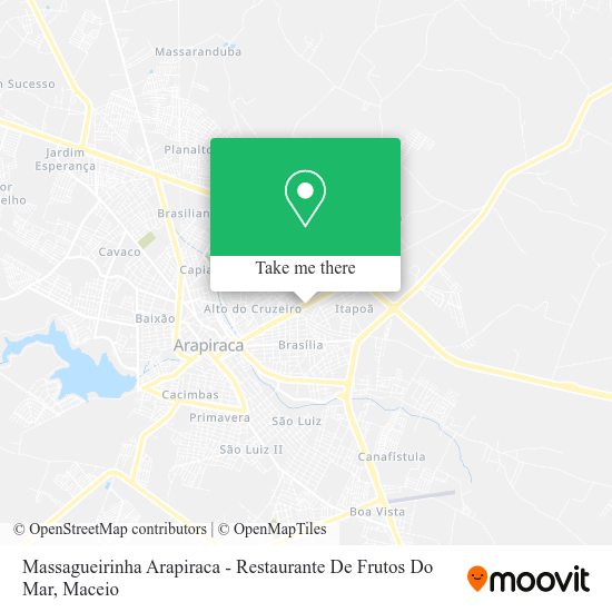 Massagueirinha Arapiraca - Restaurante De Frutos Do Mar map