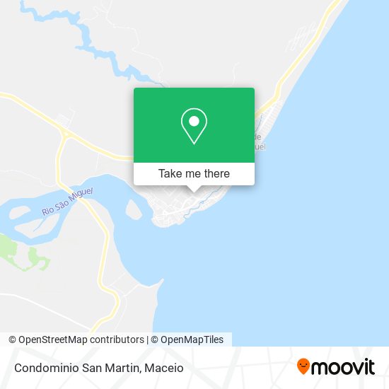 Mapa Condominio San Martin