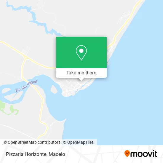 Pizzaria Horizonte map