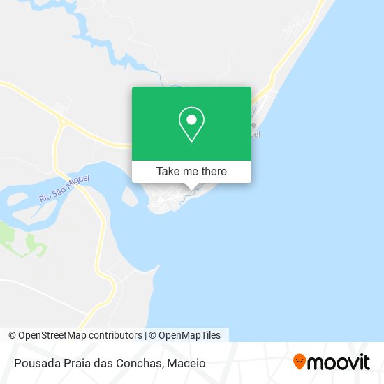 Pousada Praia das Conchas map