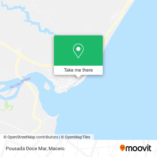 Pousada Doce Mar map