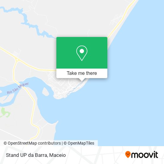 Mapa Stand UP da Barra