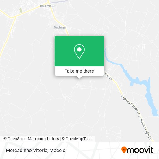 Mercadinho Vitória map