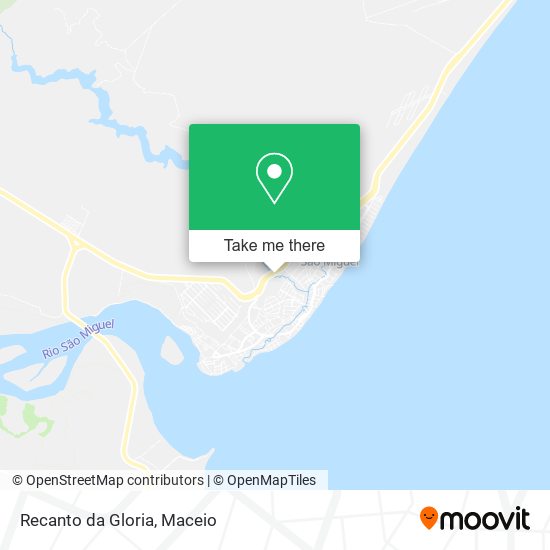 Mapa Recanto da Gloria