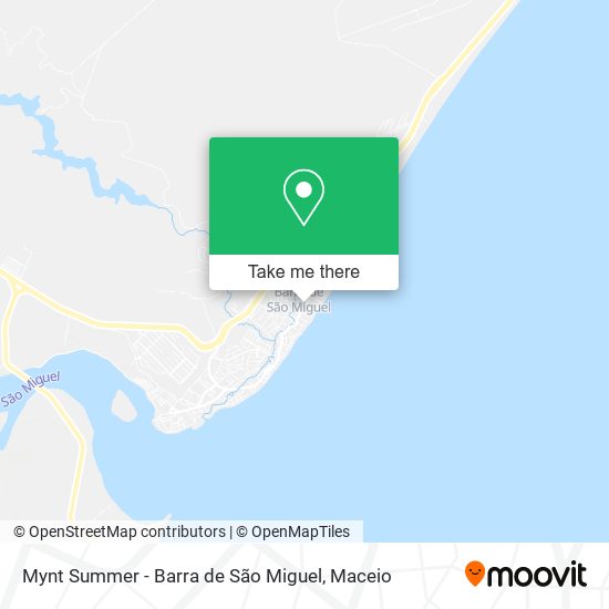 Mynt Summer - Barra de São Miguel map